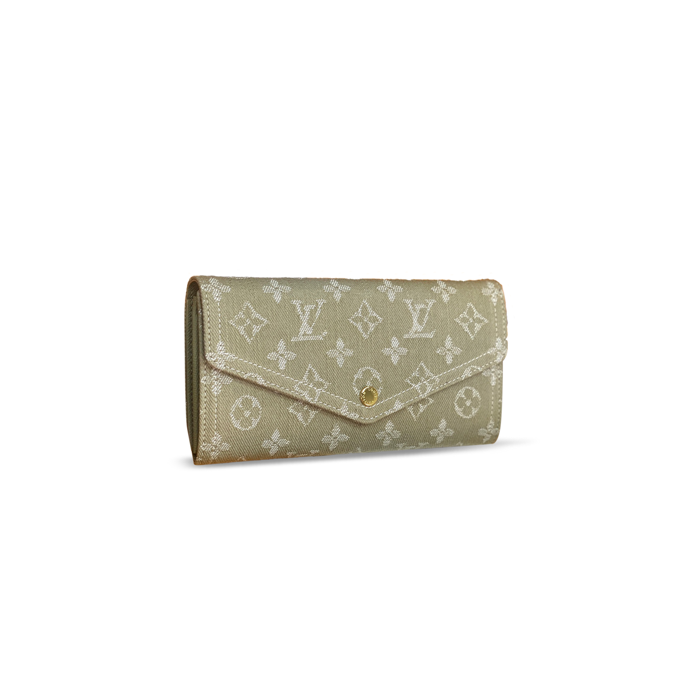 LOUIS VUITTON DENIM SARAH WALLET M28280 (19*10.5*2cm)